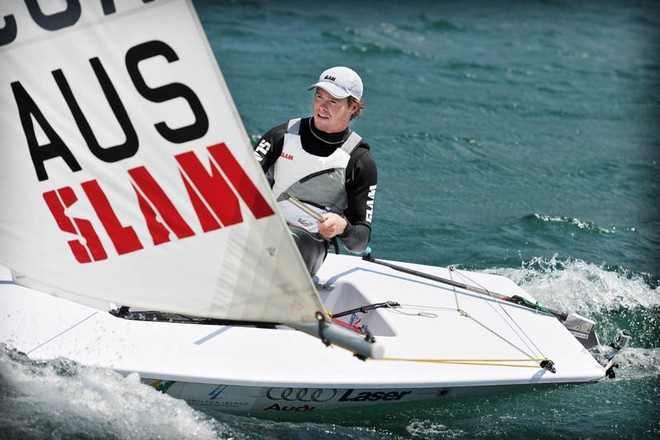 Tom Slingby/Australian Sailing team and SLAM SKIFF Collection © Giovanni De Sandre